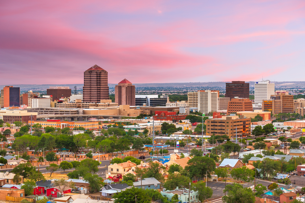 Albuquerque, New Mexico, Usa Cityscape